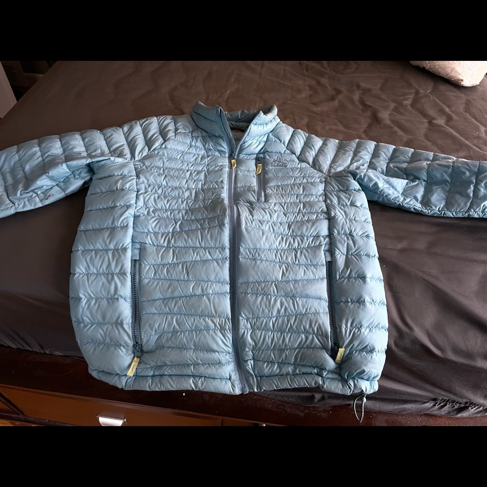 Kids llbean down jacket